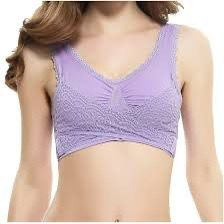 COMFORT CORSET FRONT CROSS SIDR BUCKLE LACE BRAS